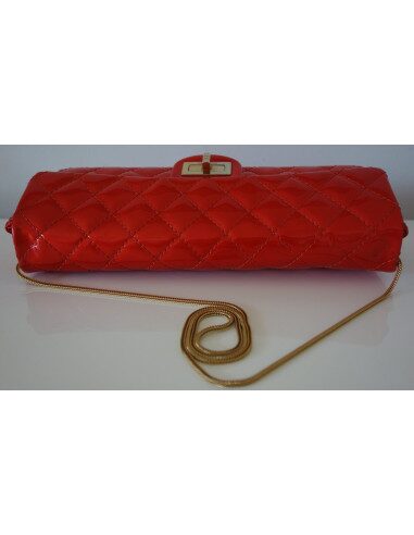SAC BAGUETTE CHANEL 2.55 ROUGE
