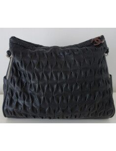 SAC CHANEL SHOPPING CUIR NOIR  2