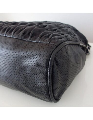 SAC CHANEL SHOPPING CUIR NOIR 