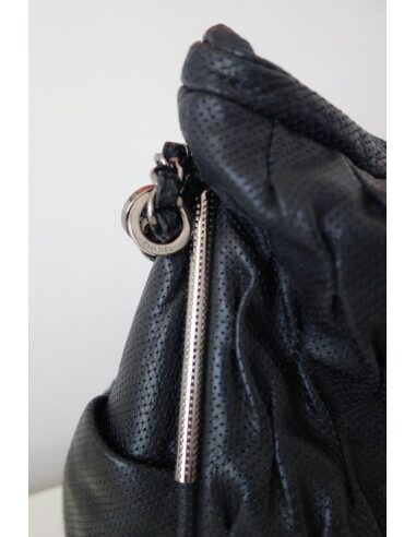 SAC CHANEL SHOPPING CUIR NOIR 