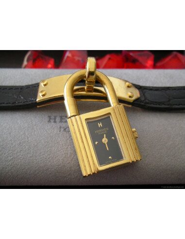 MONTRE HERMES KELLY BRACELET CROCODILE/LEZARD