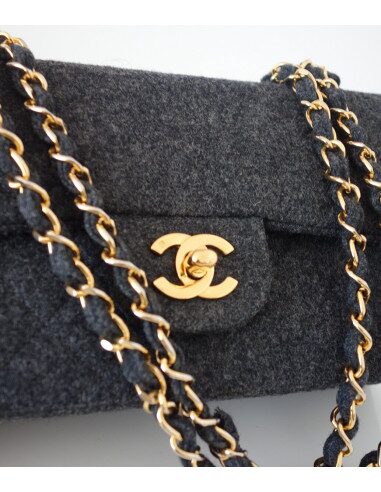 SAC CHANEL CLASSIQUE GRIS
