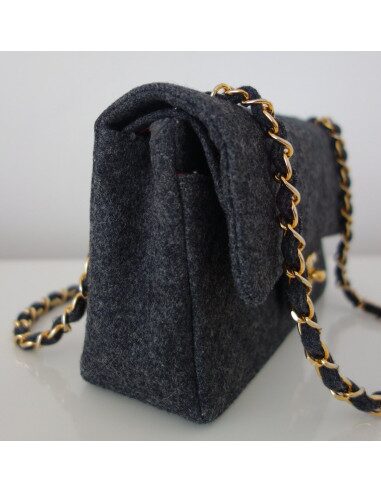 SAC CHANEL CLASSIQUE GRIS