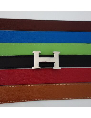 6 CEINTURES REVERSIBLES HERMES 