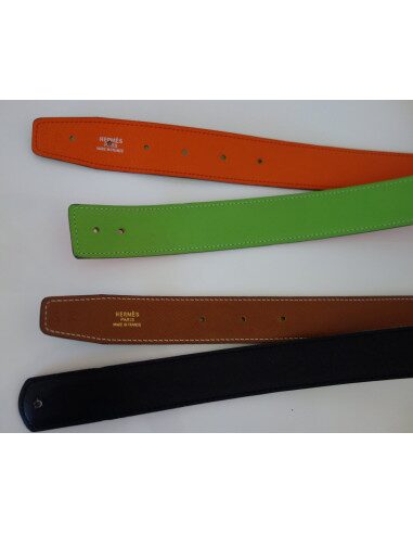 6 CEINTURES REVERSIBLES HERMES 
