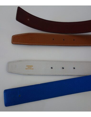 6 CEINTURES REVERSIBLES HERMES 