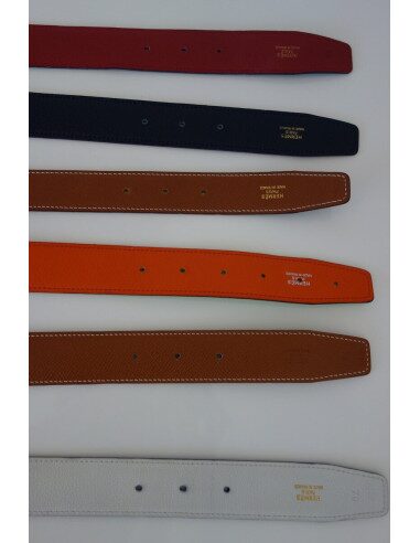 6 CEINTURES REVERSIBLES HERMES 