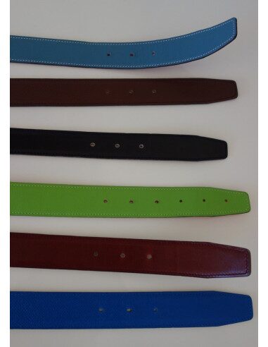 6 CEINTURES REVERSIBLES HERMES 