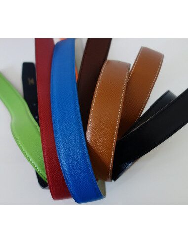 6 CEINTURES REVERSIBLES HERMES 