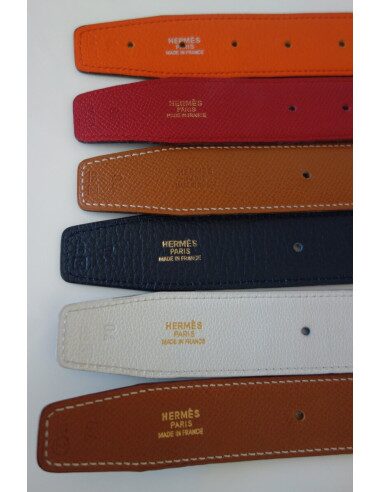 6 CEINTURES REVERSIBLES HERMES 