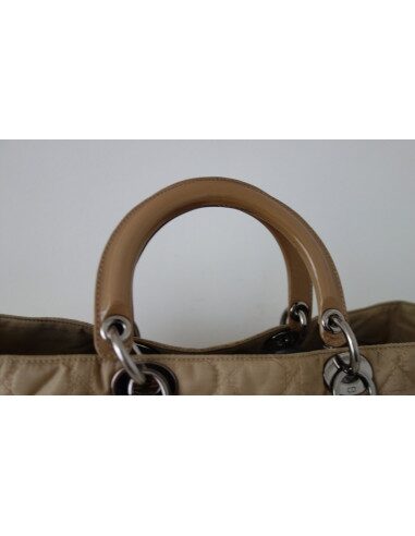 SAC LADY DIOR GM BEIGE