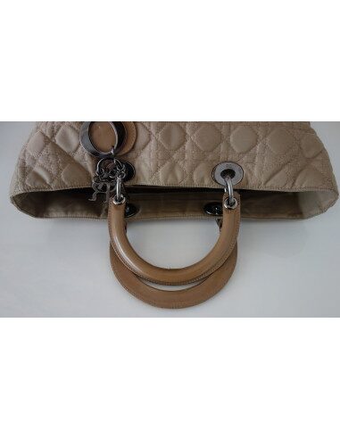 SAC LADY DIOR GM BEIGE