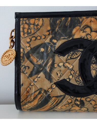 TROUSSE / POCHETTE CHANEL MEDAILLON VINTAGE