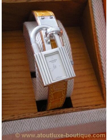 MONTRE HERMES KELLY BRACELET CROCODILE/LEZARD