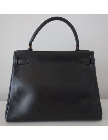 SAC HERMES KELLY VINTAGE 28 NOIR