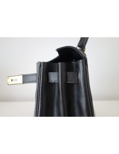 SAC HERMES KELLY VINTAGE 28 NOIR