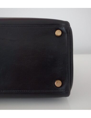 SAC HERMES KELLY VINTAGE 28 NOIR