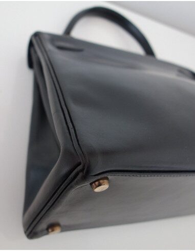 SAC HERMES KELLY VINTAGE 28 NOIR