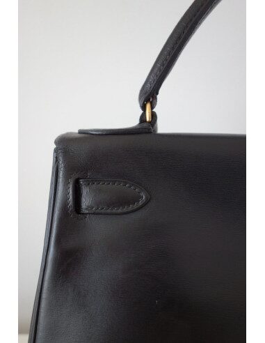 SAC HERMES KELLY VINTAGE 28 NOIR