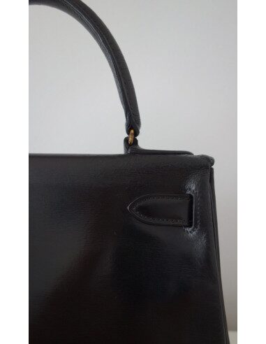 SAC HERMES KELLY VINTAGE 28 NOIR