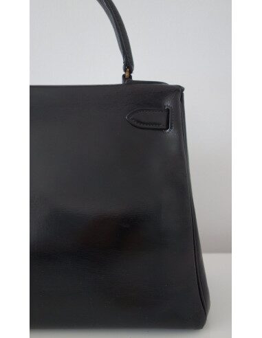 SAC HERMES KELLY VINTAGE 28 NOIR