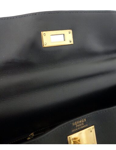 SAC HERMES KELLY VINTAGE 28 NOIR