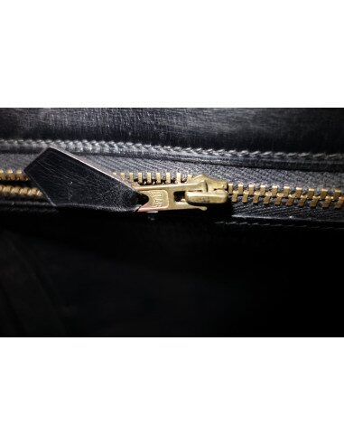 SAC HERMES KELLY VINTAGE 28 NOIR