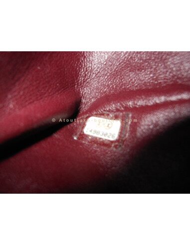 SAC CHANEL 2.55 JUMBO ROUGE BORDEAUX