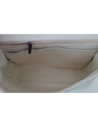 SAC CHANEL CLASSIQUE BLANC GM