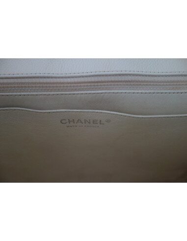 SAC CHANEL CLASSIQUE BLANC GM