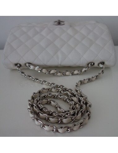 SAC CHANEL CLASSIQUE BLANC GM