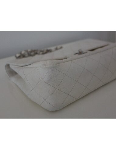 SAC CHANEL CLASSIQUE BLANC GM
