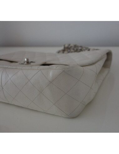 SAC CHANEL CLASSIQUE BLANC GM