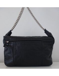 SAC CHANEL CUIR NOIR  2