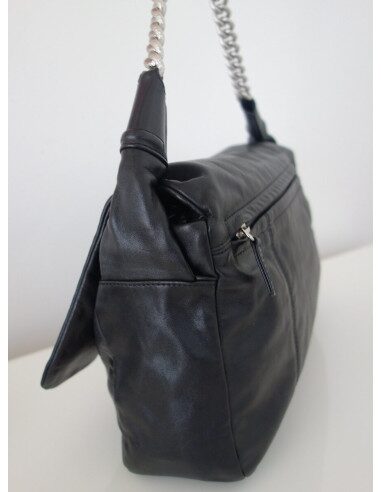 SAC CHANEL CUIR NOIR 