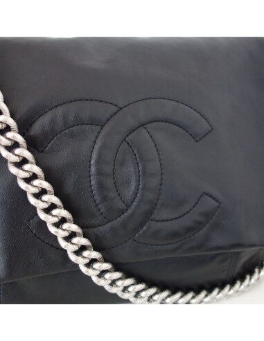 SAC CHANEL CUIR NOIR 