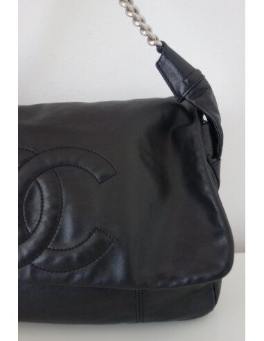 SAC CHANEL CUIR NOIR 