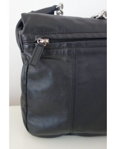 SAC CHANEL CUIR NOIR 