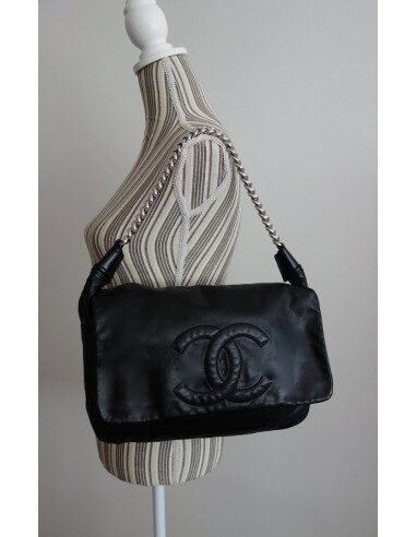 SAC CHANEL CUIR NOIR 