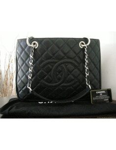 SAC GRAND SHOPPING CHANEL NOIR