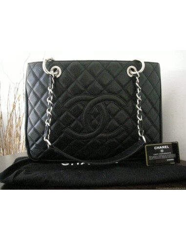SAC GRAND SHOPPING CHANEL NOIR