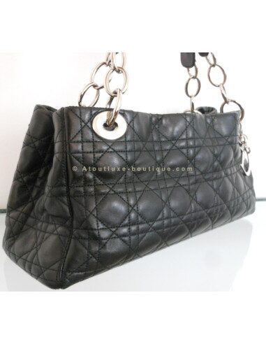 SAC LADY DIOR EAST WEST NOIR