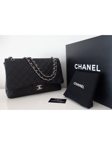 SAC CHANEL CLASSIQUE JUMBO CAVIAR NOIR