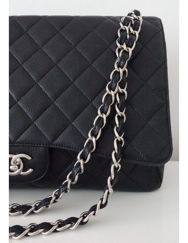 SAC CHANEL CLASSIQUE JUMBO CAVIAR NOIR