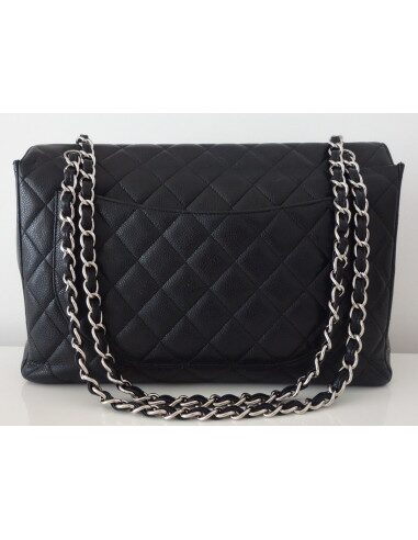 SAC CHANEL CLASSIQUE JUMBO CAVIAR NOIR