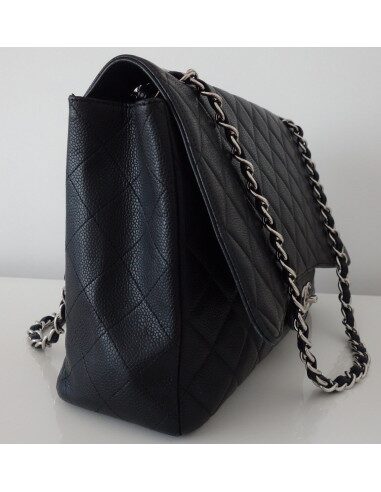 SAC CHANEL CLASSIQUE JUMBO CAVIAR NOIR