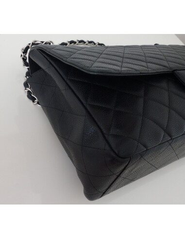 SAC CHANEL CLASSIQUE JUMBO CAVIAR NOIR
