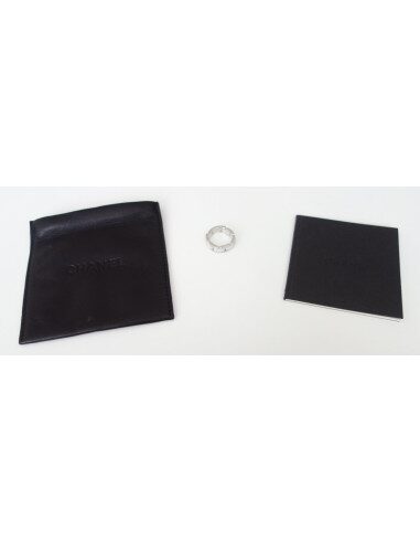 BAGUE ULTRA CHANEL OR BLANC / DIAMANTS 