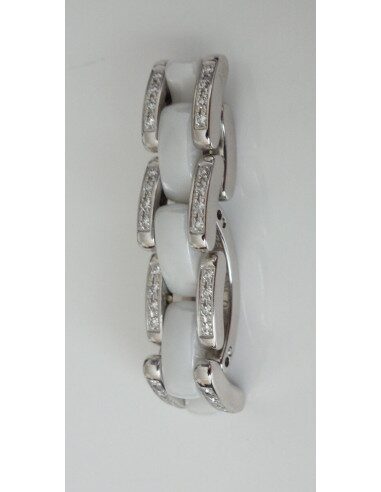 BAGUE ULTRA CHANEL OR BLANC / DIAMANTS 