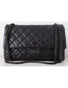 SAC CHANEL 2.55 ALL BLACK